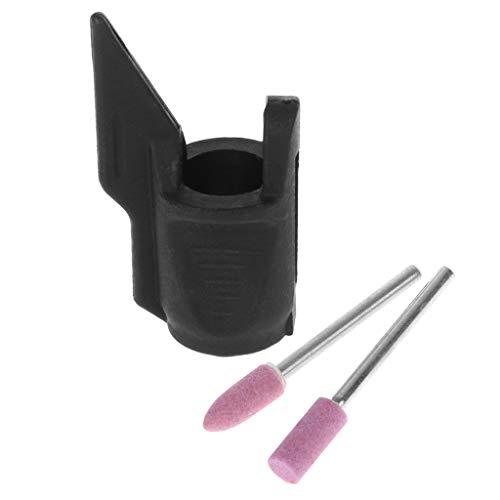 Buwei Sharpener Guide Attachment Kit Bohradapter für Dremel-Schärf-Rasenmäher von Buwei