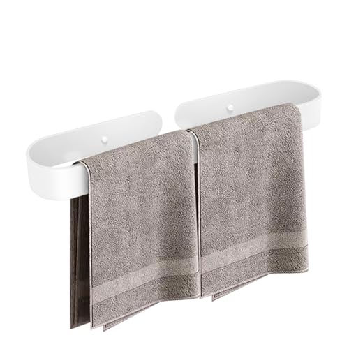 Buwico Handtuchhalter ohne Bohren, Wandmontage Badetuchhalter, Bad Handtuchhalter Raumfahrt Aluminium für Badezimmer und Küche 30CM von Buwico