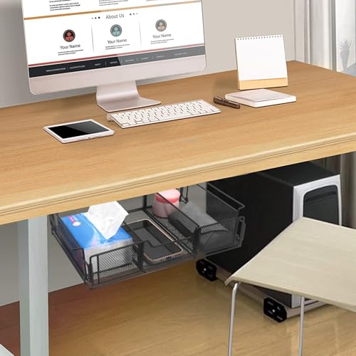 Schublade unter Schreibtisch, Schubladen-Organizer Unter Dem Schreibtisch mit Raumteiler-Design, Versteckte Schreibtischschublade für Zuhause, Büro, Schule,Schreibtischaufbewahrung Schreibtisch Ablage Schublade unter Schreibtisch, Schubladen-Organizer Unter Dem Schreibtisch mit Raumteiler-Design, Versteckte Schreibtischschublade für Zuhause, Büro, Schule,Schreibtischaufbewahrung Schreibtisch Ablage von Buwico