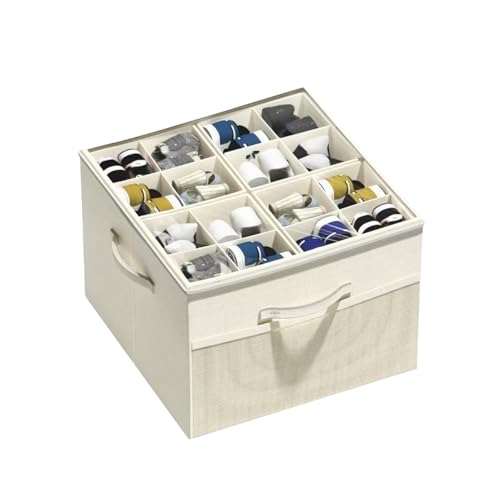 Schuhorganizer, Schuhorganizer für Closet,Passt 16 Paare,Schuhbox mit Durchsichtigem Deckel,Verwendet als Kleiderschrank Organizer für die Aufbewahrung von Stiefeln,High Heels und Sneakers (Weiß) von Buwico