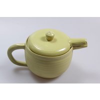 Keramik Teekanne "Kroko" Gelb, Eingefärbter Ton, Von Hand Gefertigt, Getöpfert von BuxhausDesign