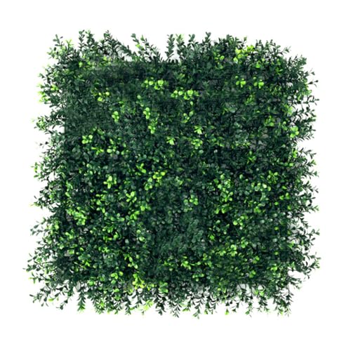 Buxibo Kunsthecke Set - 4x50x50 cm - Grüne Wand - Künstlicher Efeu - Balkonsichtschutz - Kunstpflanzen innen/außen - Efeu von Buxibo