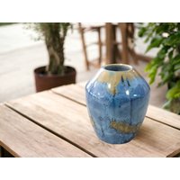 Keramik Knospe Vase - Kristalline Handgemachte Kleines Geschenk von BuxtonPotteryAU