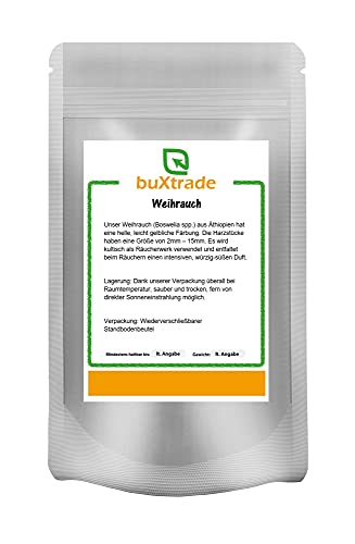 Weihrauch | Äthiopien | Harz | Boswelia spp. | Harzstücke | Räuchern | Buxtrade | Verschiedene Mengen (500 g) von Buxtrade