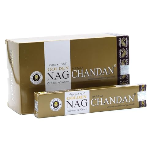 Räucherstäbchen Vijayshree "Golden Nag Chandan" 15gr. von Ancient Wisdom