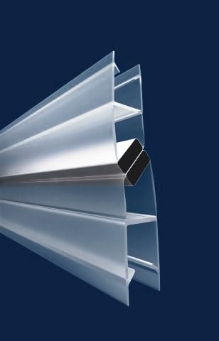 BuyLando - [Typ-MD-WN] Magnetdichtung für Duschkabinen - Nischenduschen - 180°/90° - für 6-8 mm Glasstärke (190cm) von BuyLando