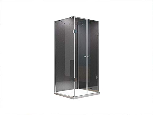 BuyLando.Shop [Typ-Emma] U Form Duschkabine - Dusche - ESG - Pendeltüren - Variationen (100x90x180cm) von BuyLando