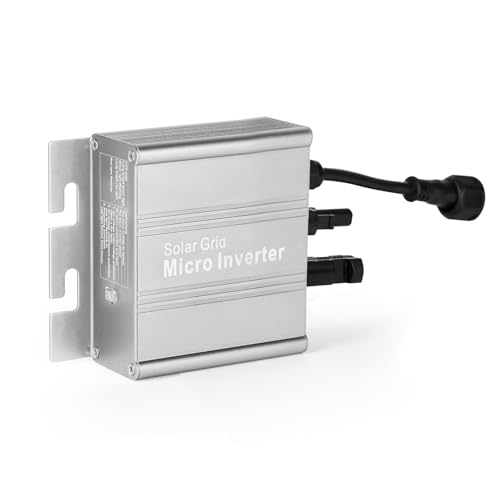 BuyWeek 120W Solar Grid Tie Micro Inverter, Micro Wechselrichter IP65 Wasserdichter MPPT Netzgekoppelter Wechselrichter für PV Solaranlagen DC10,8–30 V Eingang AC180-280V Ausgang von BuyWeek
