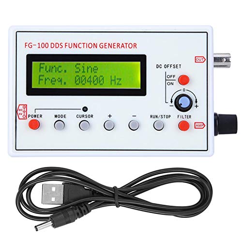 BuyWeek DDS Signalgenerator, Funktionsgenerator mit USB-Kabel Sinusfrequenz 1HZ-500KHz Zähler Signal Source Generator Meter von BuyWeek