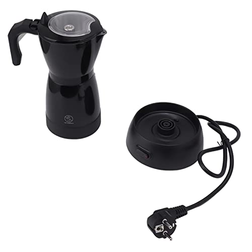 BuyWeek Espressokocher Elektrisch, 300ml Kaffeemaschine-Elektrische Moka-Kanne, 480 W, Fassungsvermögen 6 Tassen, Schwarz von BuyWeek