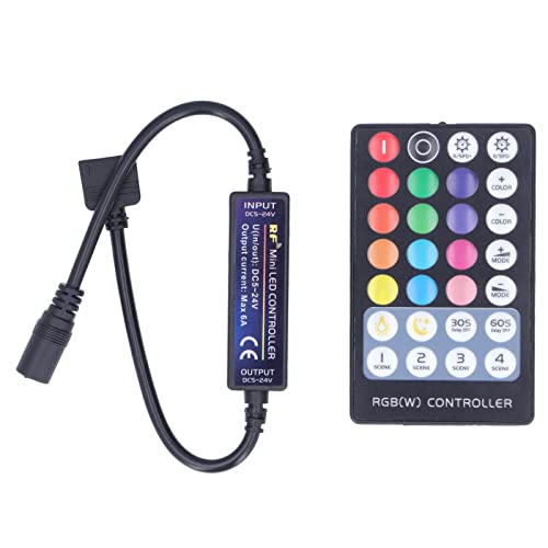 BuyWeek LED Streifen Controller, Mini RF RGBW LED USB Lichtstreifen Fernbedienung Full Touch Fernübertragungs Controller DC 5V-24V BuyWeek LED Streifen Controller, Mini RF RGBW LED USB Lichtstreifen Fernbedienung Full Touch Fernübertragungs Controller DC 5V-24V von BuyWeek