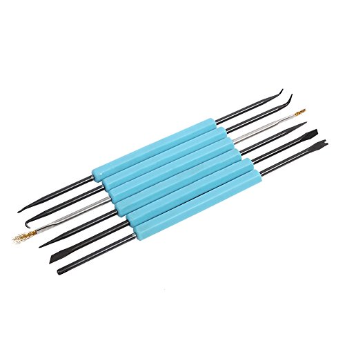 BuyWeek Löthilfe, Professional 6 Piececs Lötkolben Assist Demontage Werkzeuge Doppelseitiges Löthilfe Assistent Reparaturwerkzeuge BuyWeek Löthilfe, Professional 6 Piececs Lötkolben Assist Demontage Werkzeuge Doppelseitiges Löthilfe Assistent Reparaturwerkzeuge von BuyWeek