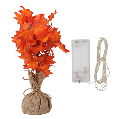 BuyWeek Maple Leaf Tree Light, Thanksgiving Tree Lamp LED Ahornblätter Baum Tischlampe Ornament für Weihnachtsgarten Wohnmobil Dekoration von BuyWeek