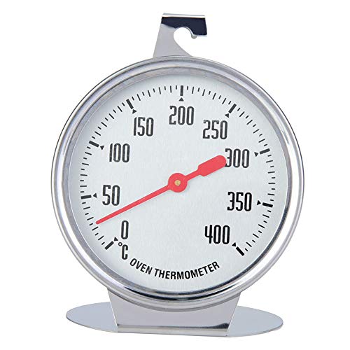 BuyWeek Ofenthermometer, Edelstahl-Thermometer, Zifferblatt-Küchen-Kochofen-Thermometer, Küchen-Backzubehör von BuyWeek