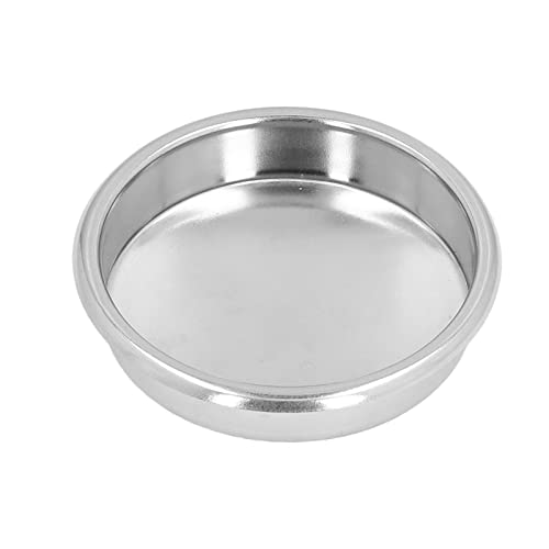 BuyWeek Rückspül Blindfilter, 58 mm Edelstahl Rückspüleinsatz Metall Blindfilter Halbautomatische Kaffeemaschine Rückspül Reinigungsscheibe von BuyWeek