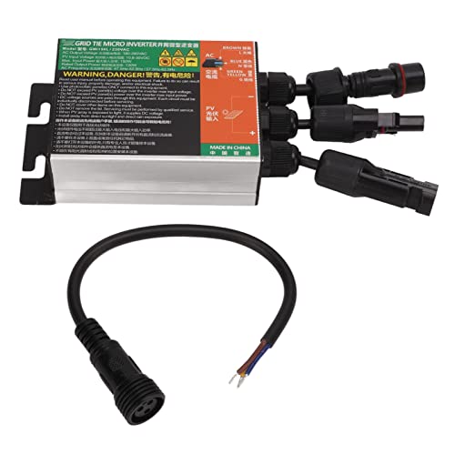 BuyWeek Grid Tie Inverter, 150W 230V MPPT Micro Wechselrichter 10,8 V bis 30 V DC Eingang zu AC 180 V bis 280 V Ausgang Outdoor Solar Wechselrichter von BuyWeek