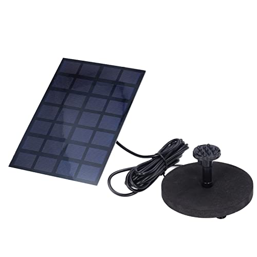 BuyWeek Solar Springbrunnen für Außen, 7V 2,5W Garten Solarbrunnen Solarbetrieben Schwimmende Springbrunnenpumpe Solar Teichpumpe für Vogelbad, Teich, Pool, Aquarium von BuyWeek