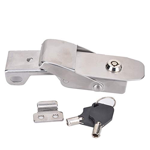 BuyWeek Spannverschluss, Edelstahl Feder Knebelverschluss Toggle Latch Schrankkästen Kniehebelspanner Schrankverriegelung(A108B-3) von BuyWeek