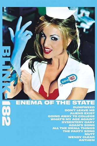 BUY ART FOR LESS Offiziell lizenziertes Blink 182 – Enema Of The State Art Poster – 61 x 91 cm – dekorativer Druck – Posterpapier – fertig zum Rahmen von Buyartforless