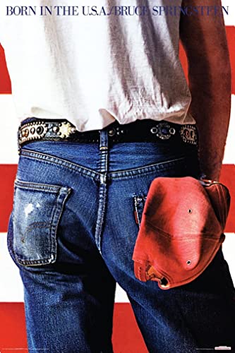 Buyartforless Bruce Springsteen Born in The USA 36 x 24 Musik Poster Kunstdruck von Buyartforless