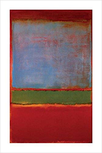 Buyartforless Mark Rothko Kunstdruck-Poster, Motiv: Violet Green and Red, 1951 Nr. 6, 91 x 61 cm, berühmtes Gemälde, abstrakter Expressionist, Grün, Violett, Rot von Buyartforless