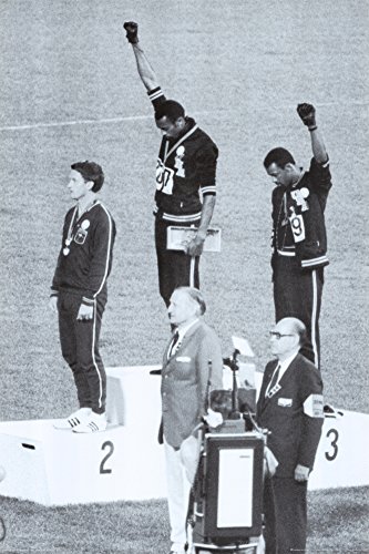 Buyartforless Mexiko Olympische Spiele 1968 Black Power Salute 91,4 x 61 cm Tommie Smith John Carlos Historischer Kunstdruck Poster von Buyartforless