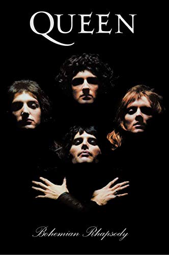 Buyartforless Musikposter Queen Bohemian Rhapsody 1975 Gruppenportrait, 91 x 61 cm von Buyartforless