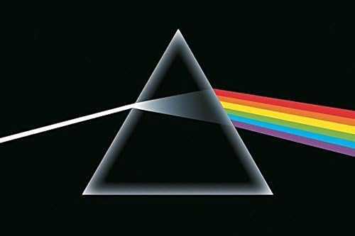 Buyartforless Pink Floyd – Dark Side of The Moon, Prisma 36 x 24 Musik Album Art Print Poster Classic von Buyartforless