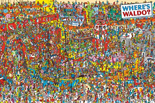 Buyartforless Poster Where's Waldo? Visual Challange 91,4 x 61,1 cm, mehrfarbig (AQ 241425) y, Wohnzimmer von Buyartforless
