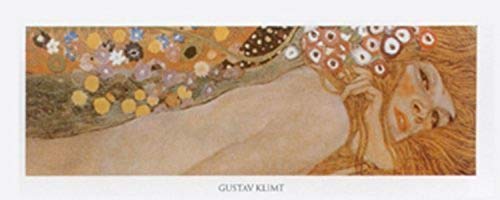 buyartforless Poster Raues Wasser von Gustav Klimt 7,875 x 19,6875 von Buyartforless