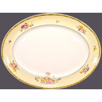 Antike Johnson Brothers Lorraine Ovale Truthahnplatte. Pareek Keramik England Antike Johnson Brothers Lorraine Ovale Truthahnplatte. Pareek Keramik England von BuyfromGroovy