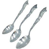 Vintage Sterling Silber Canadiana Souvenir Teelöffel. 3 Löffel Kingston, Sioux Lookout, Winnipeg Gravuren von BuyfromGroovy