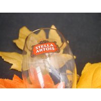 Vintage Stella Artois Kelch Geätztes Bierglas Mit Goldrand von BuyfromGroovy