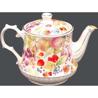 Vintage Windsor Wid28 Obst Chintz Teekanne Made in England. Fehlerstellen von BuyfromGroovy