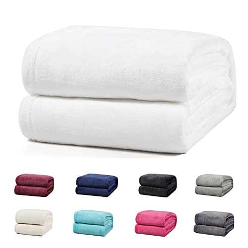 Buymax Flauschige XXL Kuscheldecke 230x270 cm Fleecedecke Super Flausch 1622 Gramm Überwurf Sofadecke Tagesdecke Wohndecke Wohnzimmerdecke Sofaüberwurf Uni Einfarbig, Farbe Weiß Buymax Flauschige XXL Kuscheldecke 230x270 cm Fleecedecke Super Flausch 1622 Gramm Überwurf Sofadecke Tagesdecke Wohndecke Wohnzimmerdecke Sofaüberwurf Uni Einfarbig, Farbe Weiß von Buymax