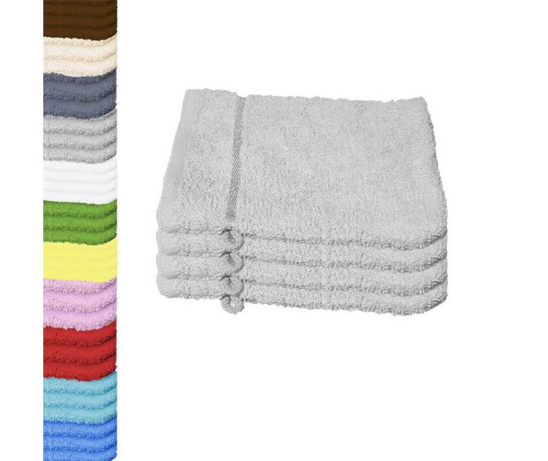 Buymax Waschhandschuh Premium Waschhandschuhe, Waschlappen Set, Frottee: 100% Baumwolle (Spar-Set, 4-St), 15 x 21 cm, mit Aufhängeschlaufe, weich, saugstark von Buymax