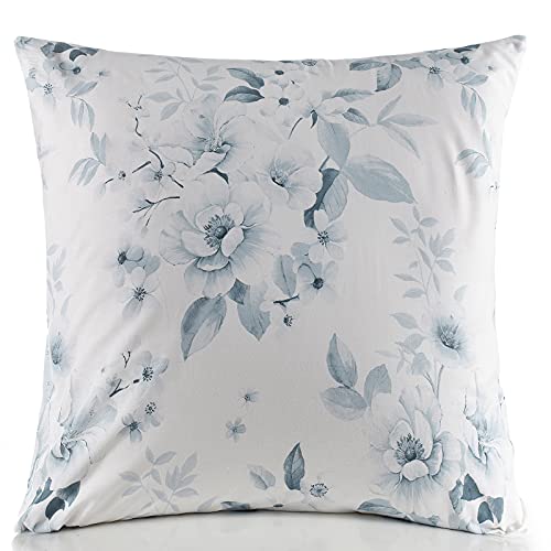 Kissenbezug Kissenhülle Kopfkissenbezug Pillow Cover Pillowcase 40x40 40x60 40x80 50x50 80x80 2er-Set Doppelpack 100% Baumwolle, Farbe: Grau Weiß, (Größe: 40 x 80 cm) von Buymax