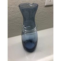 Glas Karaffe Vintage Selten Blau von BuymeByNona