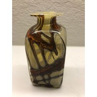 Kunstglas Mdg Malta Dekoratives Glas Vase Flasche Vintage Selten von BuymeByNona