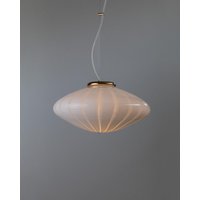 Large Vintage Murano Glass Ceiling Lamp - Striped , Golden Metal Fixture Timeless Design Italy 1960S Home Decor, Gift Idea Large Vintage Murano Glass Ceiling Lamp - Striped , Golden Metal Fixture Timeless Design Italy 1960S Home Decor, Gift Idea von BuzziGang