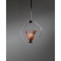 Large Vintage Murano Glass Chandelier Art Deco - Pink Flower Shape Design By Barovier & Toso Italy 1940S Home Decoration, Gift Idea Large Vintage Murano Glass Chandelier Art Deco - Pink Flower Shape Design By Barovier & Toso Italy 1940S Home Decoration, Gift Idea von BuzziGang