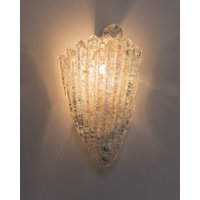 Vintage Murano Glass Wall Lamp - Shell Shape, Iridescent Design Italy 1970S Decorative Lamp, Art, Elegant Gift Idea Vintage Murano Glass Wall Lamp - Shell Shape, Iridescent Design Italy 1970S Decorative Lamp, Art, Elegant Gift Idea von BuzziGang