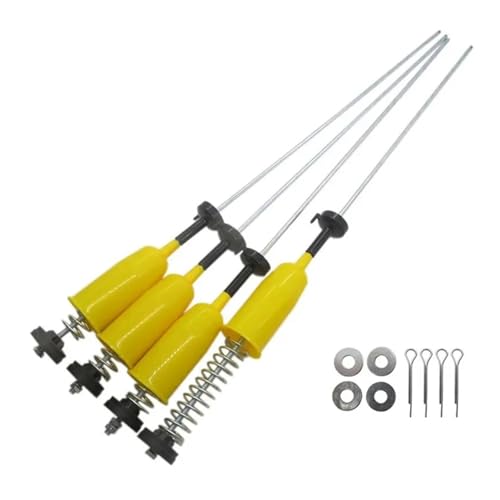 Aufhängungsstange for Waschmaschinen T27C Aufhängungsstangen-Federunterstützung for Zubehör for den Ausgleichsausleger der Waschmaschine - 4-teiliges Universal-Kit Zubehör und Teile von Bvhklxseb