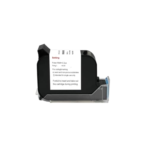 Druckertintenpatrone W6900K, kompatibel mit HP 12,7 mm, wasserfest, A-Level-Tinte, lösungsmittelbasierte Tinten, schnelltrocknend, Handheld-Tintenstrahldrucker, Heimdrucker, Druckerersatzteile,(1 UK) Druckertintenpatrone W6900K, kompatibel mit HP 12,7 mm, wasserfest, A-Level-Tinte, lösungsmittelbasierte Tinten, schnelltrocknend, Handheld-Tintenstrahldrucker, Heimdrucker, Druckerersatzteile,(1 UK) von Bvhklxseb