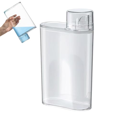 1300ml Waschmittelspender Waschpulver Aufbewahrungsbox Waschmittel Spender Waschpulverspender Auslaufsichere Waschmittelbox Vorratsbehälter Für Waschmittel Futterbehälter Waschpulver Dosierer 1300ml Waschmittelspender Waschpulver Aufbewahrungsbox Waschmittel Spender Waschpulverspender Auslaufsichere Waschmittelbox Vorratsbehälter Für Waschmittel Futterbehälter Waschpulver Dosierer von Bvizyelck