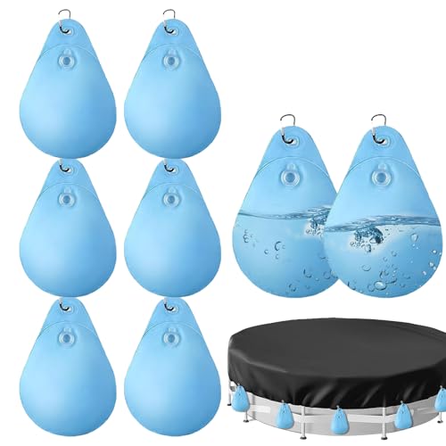 8 Stück Poolabdeckung Gewichte Wassersack Pool Beschwerungssack Winter Pool Abdeckplane Beschwerungssack Wassersack Für Poolabdeckung Winter Pools Abdeckplane Beschwerungssacke Mit Haken von Bvizyelck
