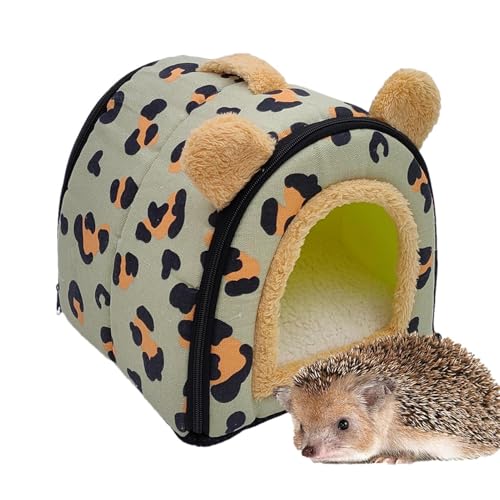 Bvizyelck Bunny Bett, Weiches Warmes Kaninchenhaus, Zubehör Für Gehege Nest Zuhause Käfig Spielen Schlafen Ausruhen Verstecken Innen Außen Spielbereich Kleintiere von Bvizyelck
