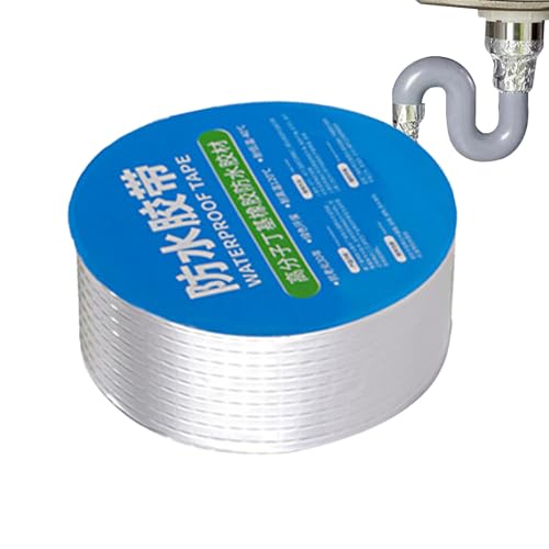 Bvizyelck Dampfsperrband, Klempnerband für Lecks,Starkes, wasserfestes Klebeband | Temperaturbeständiges Aluminiumfolien-Dachdichtmittel, Flex-Dichtungsband-Hitzeschild für die Abdichtung von Bvizyelck Dampfsperrband, Klempnerband für Lecks,Starkes, wasserfestes Klebeband | Temperaturbeständiges Aluminiumfolien-Dachdichtmittel, Flex-Dichtungsband-Hitzeschild für die Abdichtung von von Bvizyelck