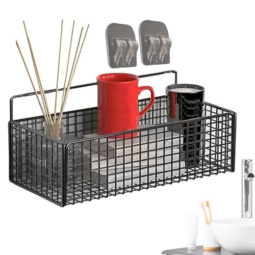 Bvizyelck Duschablage Ohne Bohren Duschregal Duschkorb Badezimmer Organizer Selbstklebend Duschregal Großer Kapazität Schnell Trocknende Badregal Shampoo Halterung Für Badezimmer/Küche von Bvizyelck