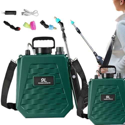 Bvizyelck Elektrischer Rucksacksprühgerät | Elektrisches Gartensprühgerät Rucksack | Sprühflasche Mit 2 Verstellbare Geschwindigkeiten Für Garten Landwirtschaft Hof Rasen von Bvizyelck